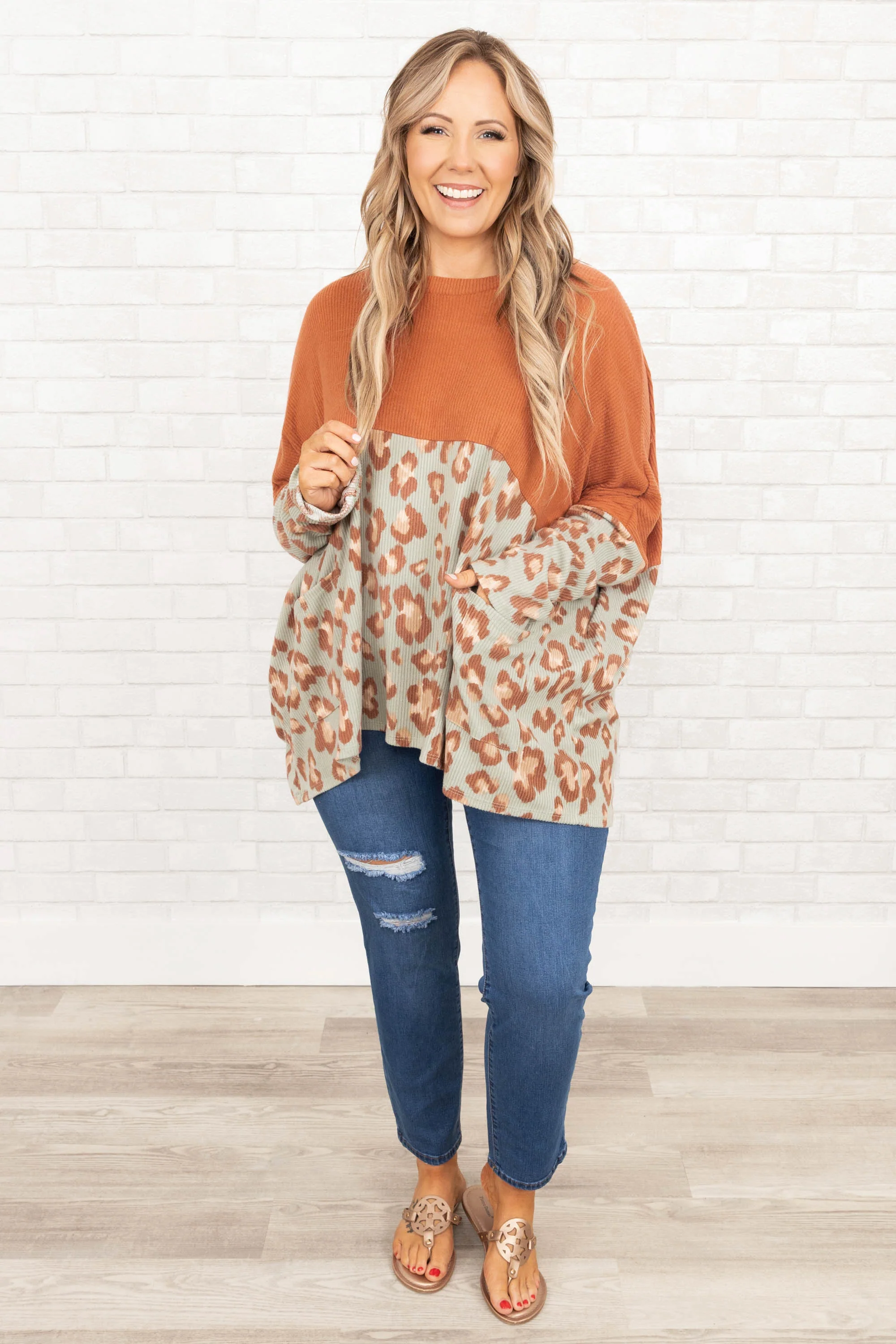 Naturally You Jeggings, Medium Wash - Weilaico