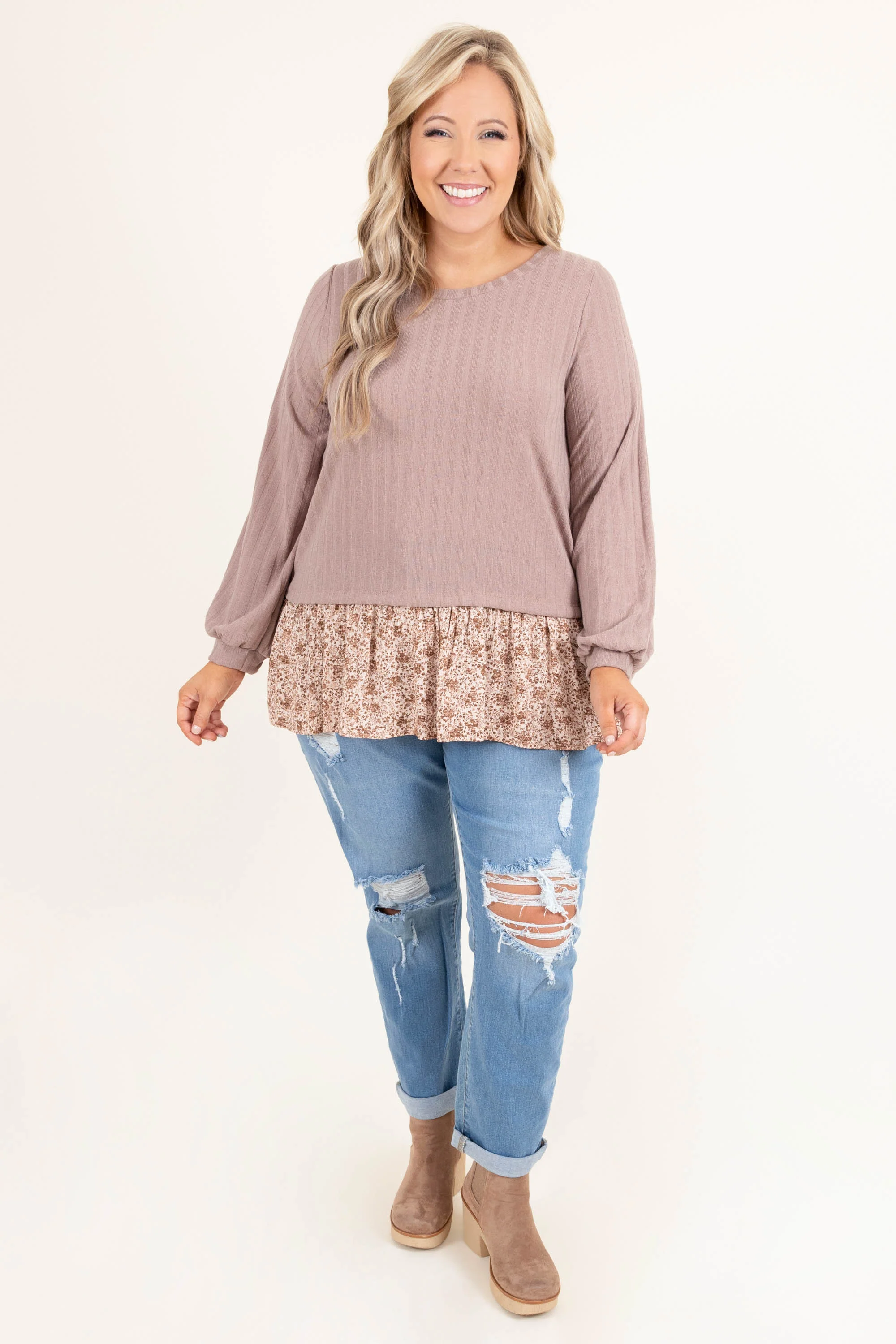 No More Stress Jeans, Light Blue - Weilaico