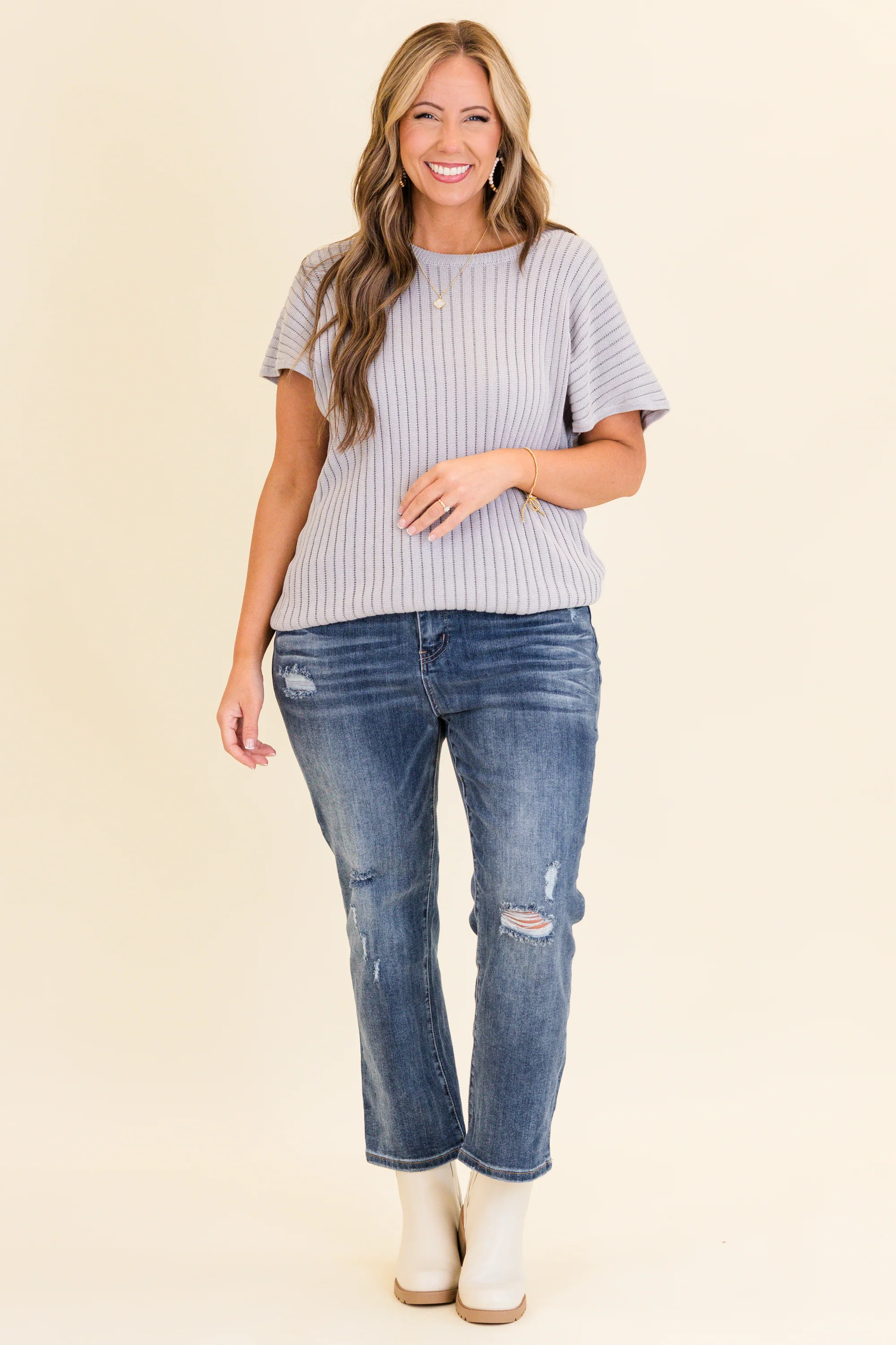 Chasing Your Dreams Jeans, Medium Wash - Weilaico