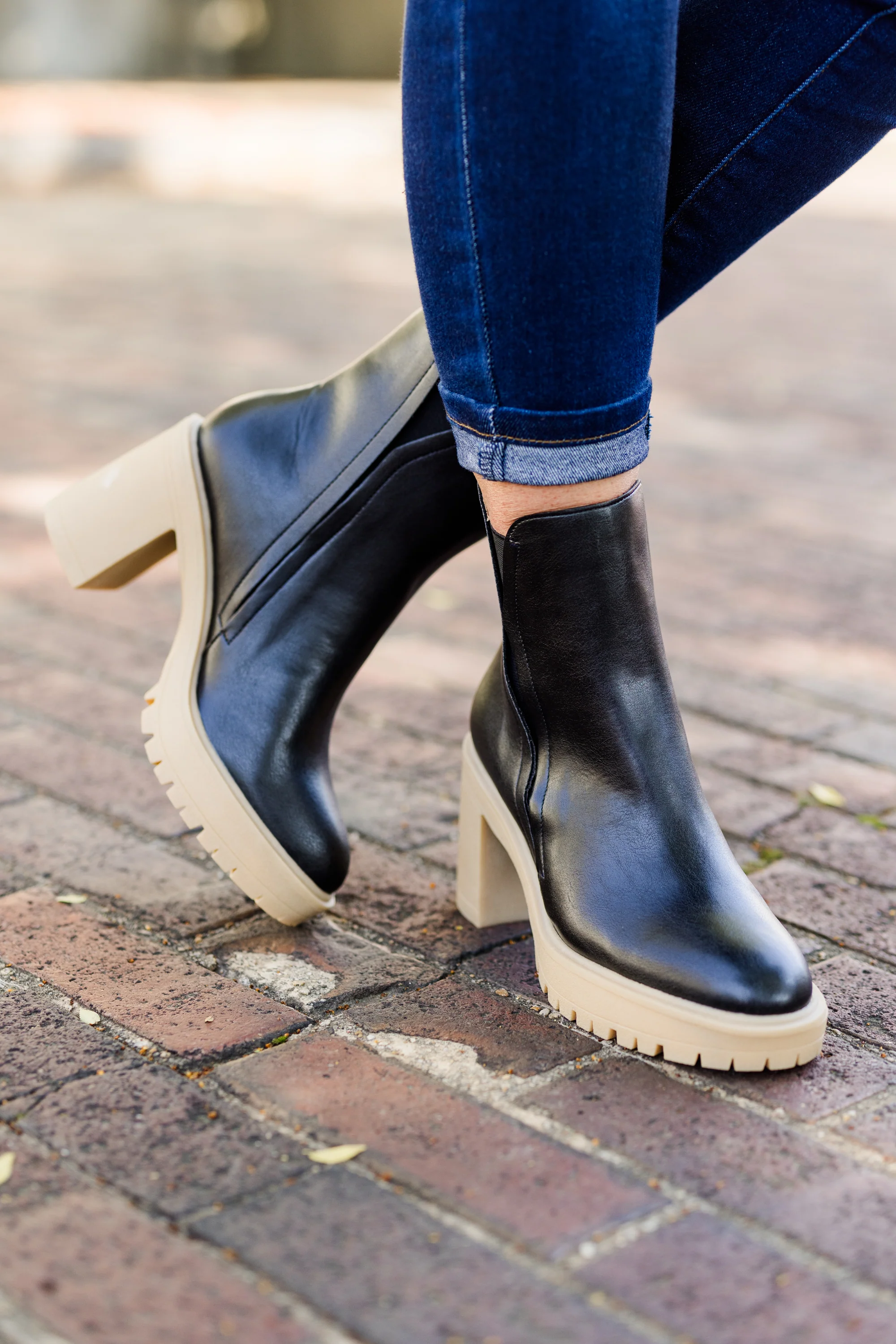 Go My Own Way Booties, Black - Weilaico