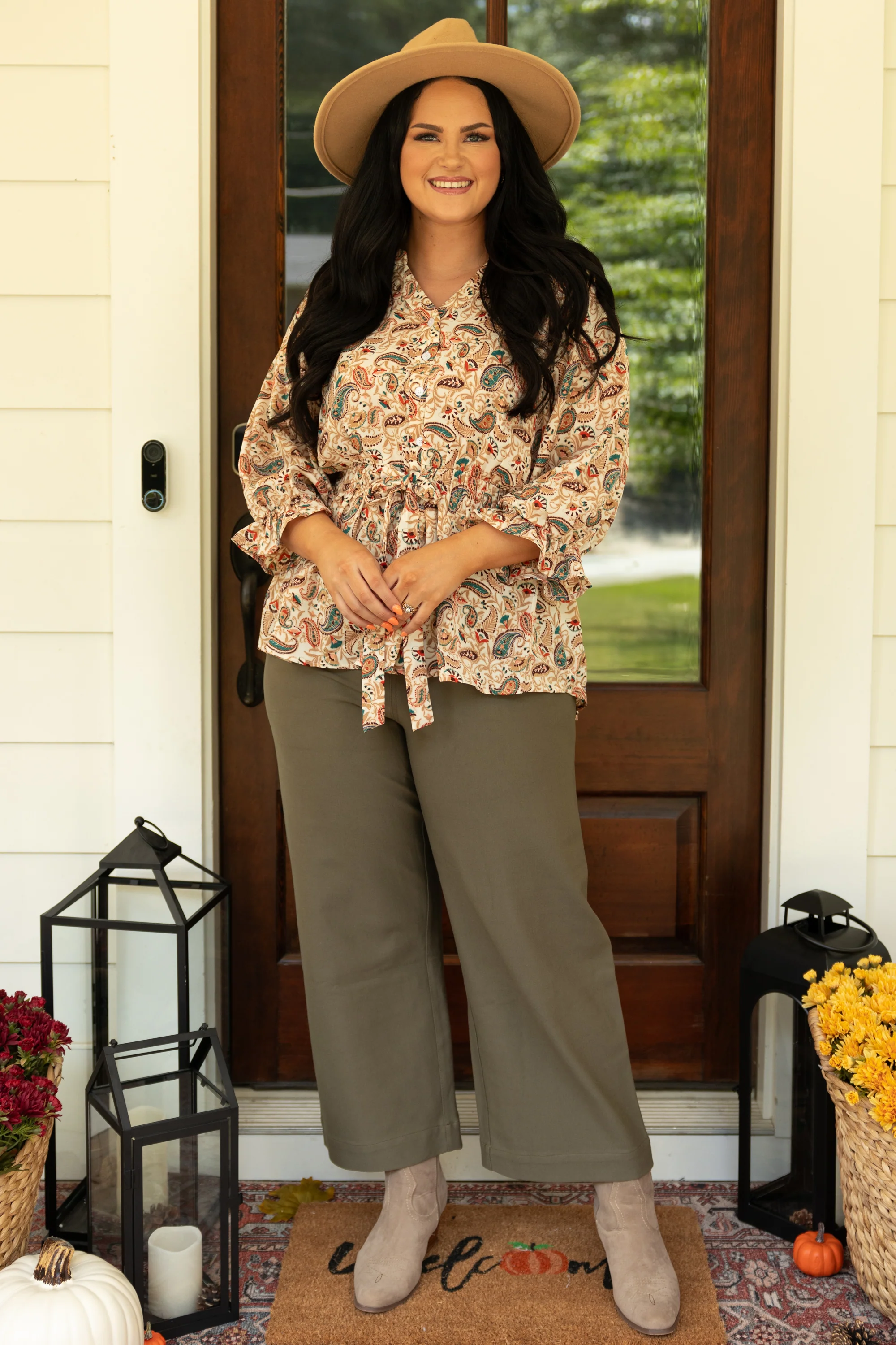 Clear Cut Capris, Olive - Weilaico